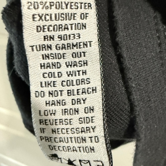 Bob Mackie Women's 1980s XL Flirty Sequin Top Dynasty Disco Black Silver Retro - Picture 6 of 6